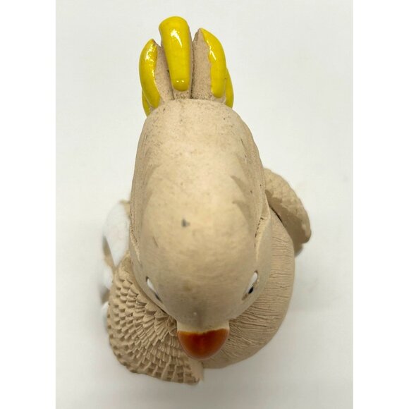 Artesania Rinconada Ceramic Cockatoo Figurine Hand-Painted Collectible Decor - Picture 7 of 11